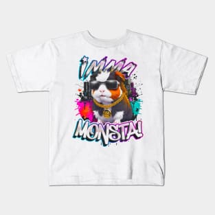Imma Monsta! HAMSTER | Whitee | by Asarteon Kids T-Shirt